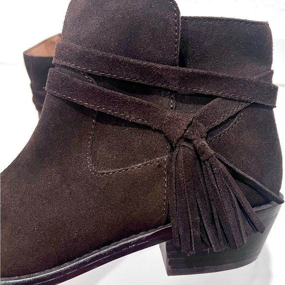 Sofft western fringe Tamala Tassel Ankle Boots 8 - Picture 6 of 11